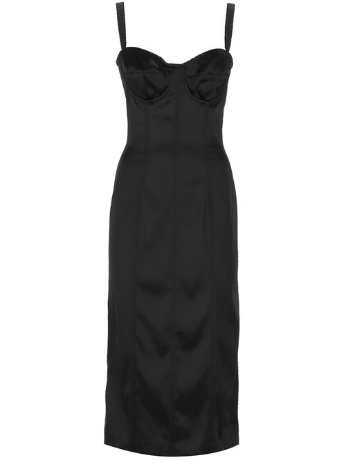 Midi dress with insert design DOLCE&GABBANA | F6DIHTFURADN0000